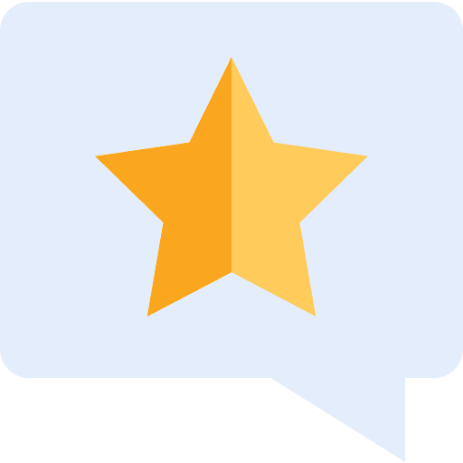 Recommendation ui stars dialogue icon