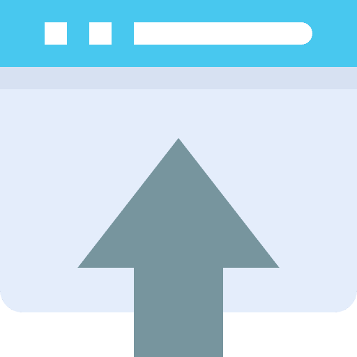 Open in browser ui open computer icon