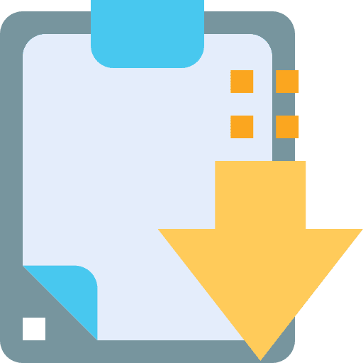 Assignment clipboard task paper icon