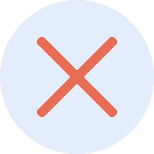Cancel signs cross close icon