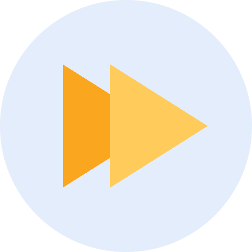 Fast forward advance multimedia option interface icon
