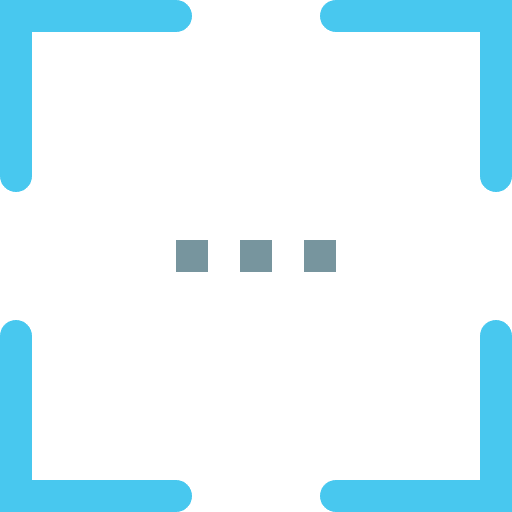 Fullscreen music and multimedia three dots multimedia icon