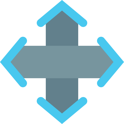 Move move selection move four arrows icon