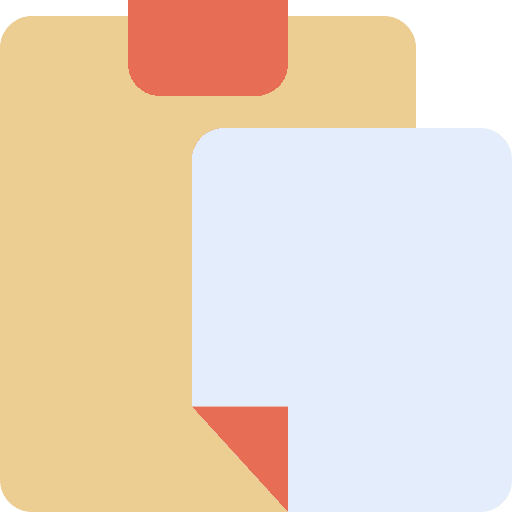 Paste file clipboard paste icon