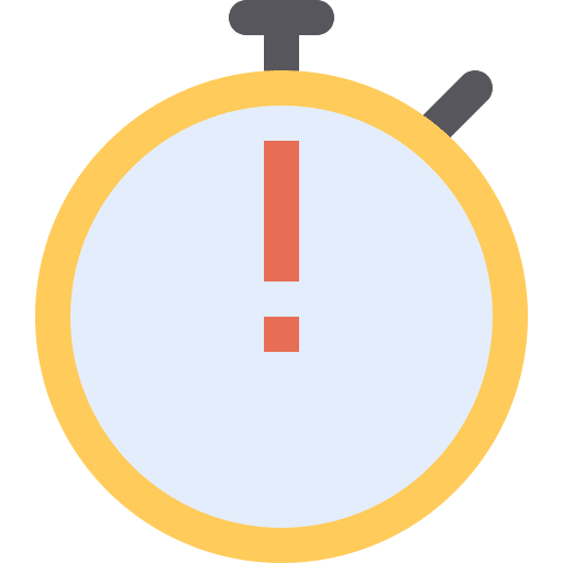 Stopwatch chronometer time wait icon