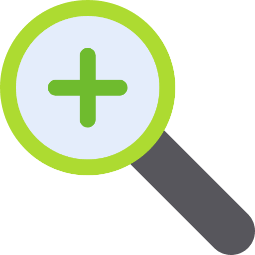 Zoom in zoom in lens multimedia icon