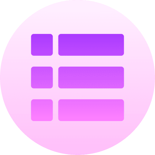 Menu list order interface icon