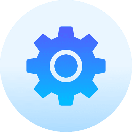 Settings cogwheel gear settings icon
