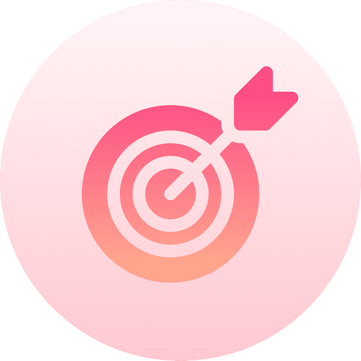 Target sport arrow goal icon