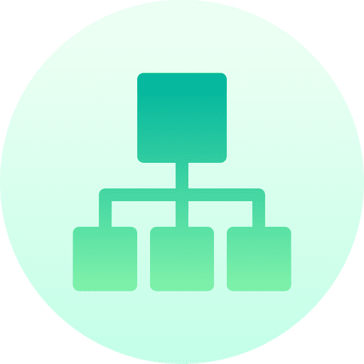 Hierarchy structure interface hierarchical structure icon Hierarchy structure interface hierarchical structure icon