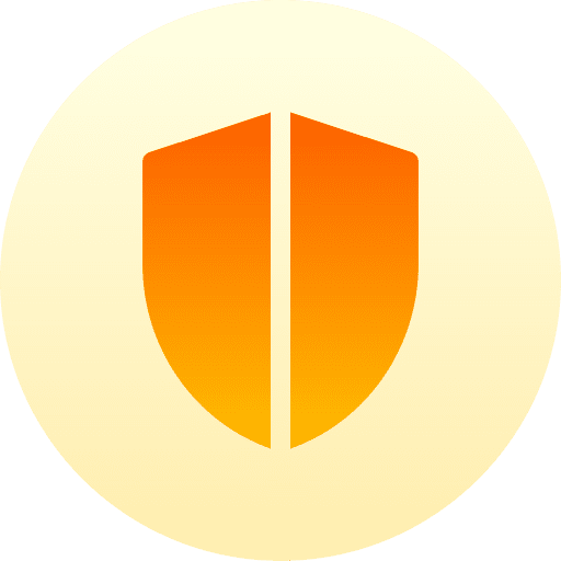 Protection shield protection security icon