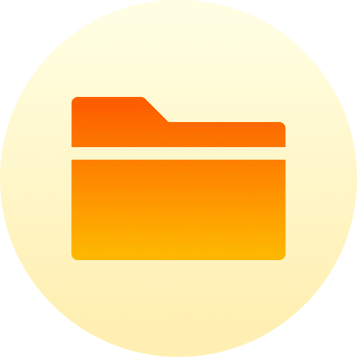 Folder storage interface files and folders icon Folder storage interface files and folders icon