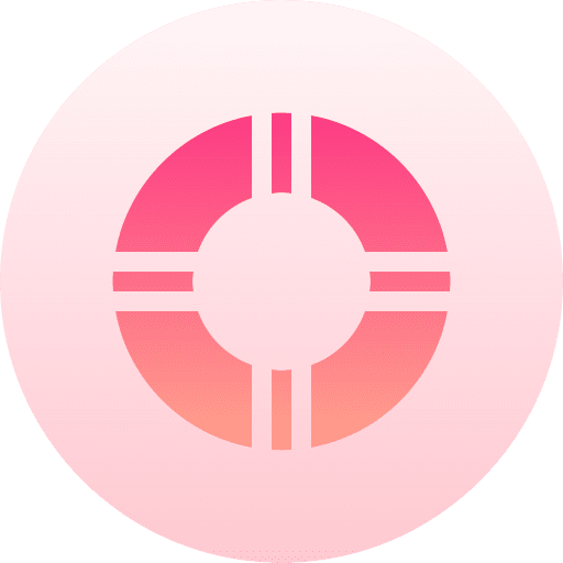 Lifesaver lifeguard help floating icon Lifesaver lifeguard help floating icon