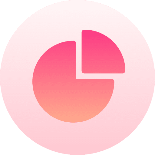 Pie chart graphical marketing ui icon Pie chart graphical marketing ui icon