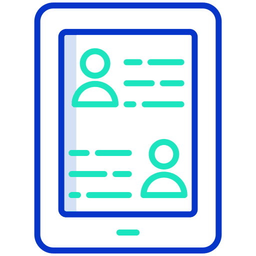 Tablet cellphone tablet chat box icon Tablet cellphone tablet chat box icon