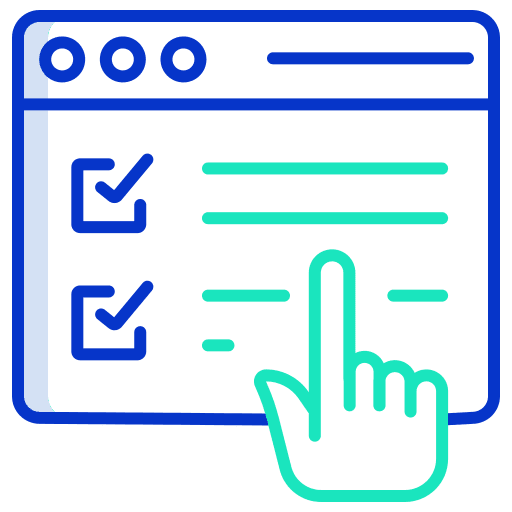 Web web enrollment checked icon