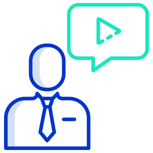 Conversation user chat bubble teacher icon Conversation user chat bubble teacher icon