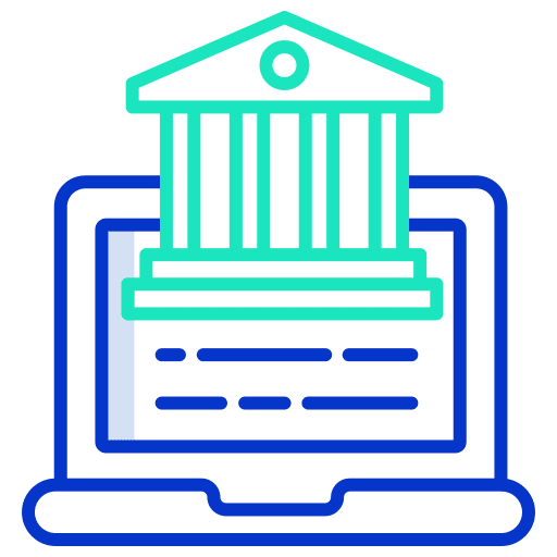 Laptop education classroom monuments icon Laptop education classroom monuments icon