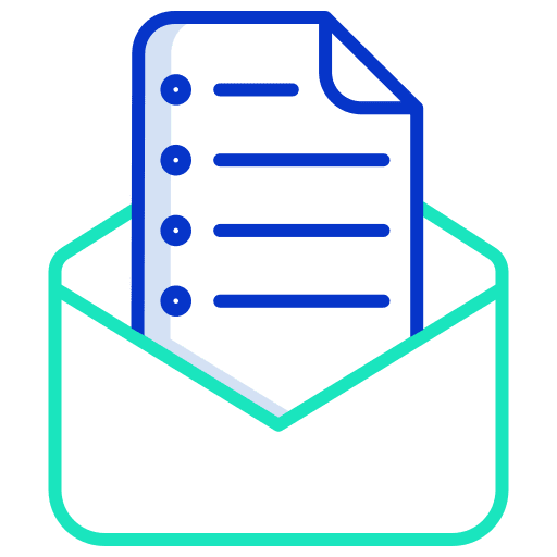 Mail message newsletter file icon Mail message newsletter file icon