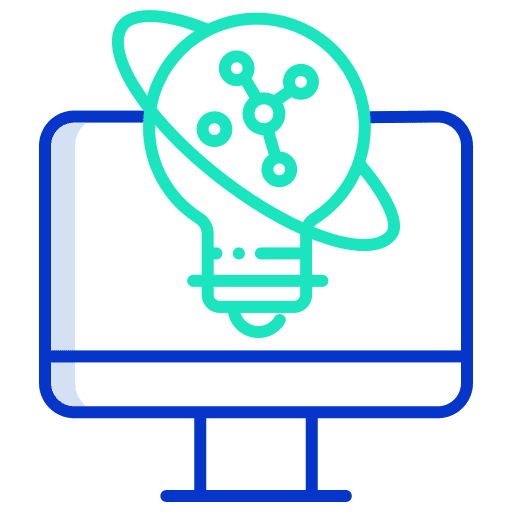 Monitor designer technology education icon Monitor designer technology education icon
