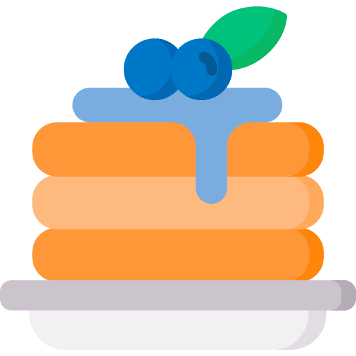 Pancake baker dessert pancake icon