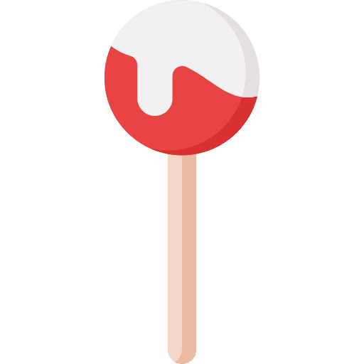 Candy food and restaurant lollipop sugar icon