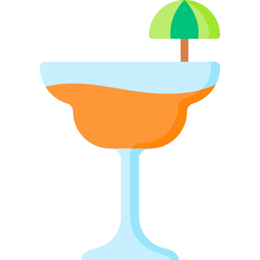 Cocktail beverage cocktail glass icon