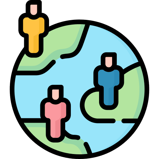 Humanity density culture csr icon