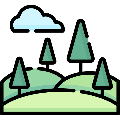Fir nature ecology botanical icon
