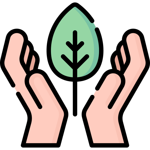 Save nature earth day plant ecology and environment icon