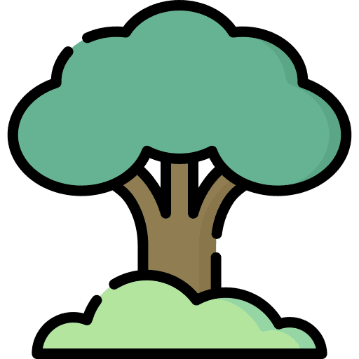 Tree landscape bush tree icon