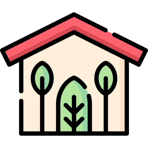 Green home green home nature green house icon