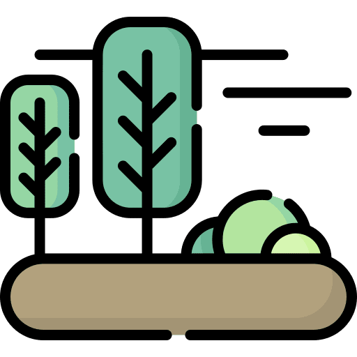 Tree ecology landscape bush icon