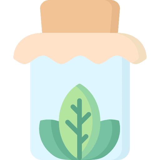 Eco food leaves jar nature icon Eco food leaves jar nature icon