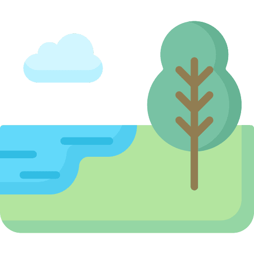 Lake trees nature lake icon Lake trees nature lake icon