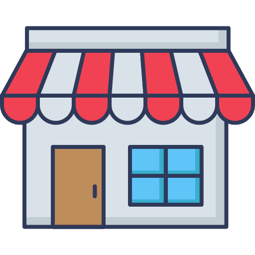 Grow shop groceries grow shop shopping store icon