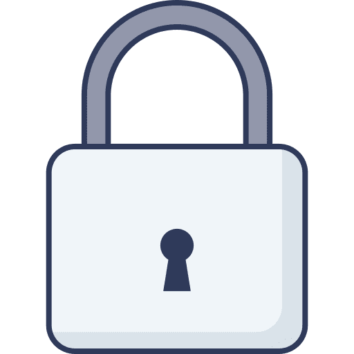 Lock lock password commerce and shopping icon