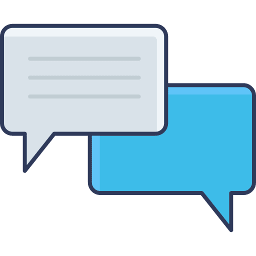 Notifications commerce and shopping notification speech bubble icon