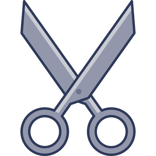 Scissor scissor commerce and shopping scissors icon