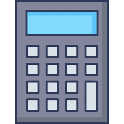 Calculator calculation calculator commerce and shopping icon