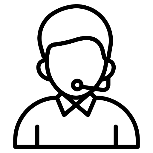 Helpline communication man user icon