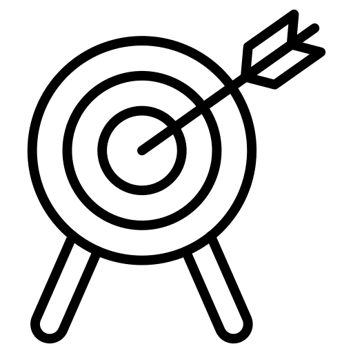 Target achieve mission target icon