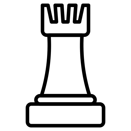 Chess strategy hobbies and free time chess icon