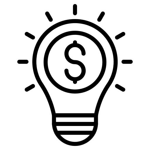 Idea think finance idea icon