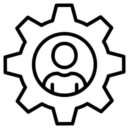Settings user settings profile icon
