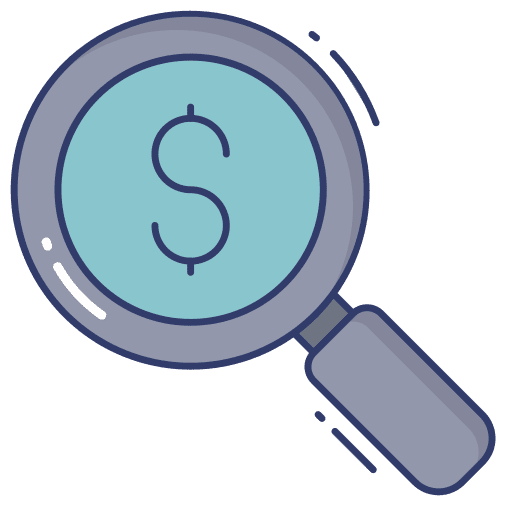 Magnifier zoom view magnifier icon