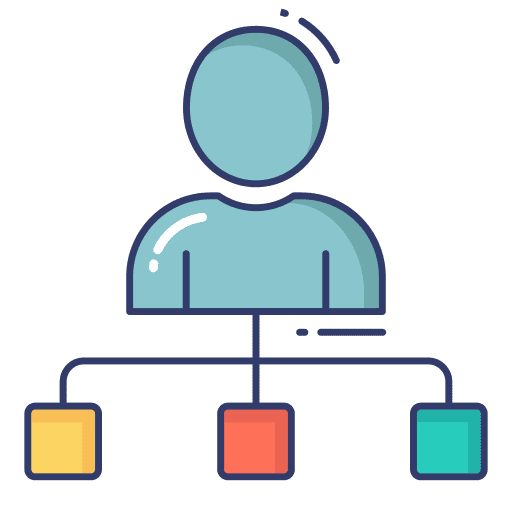 Hierarchy hierarchy boss team icon