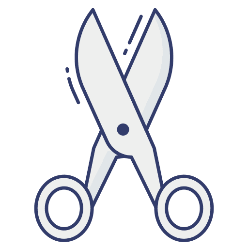 Scissor scissor construction and tools cutting icon