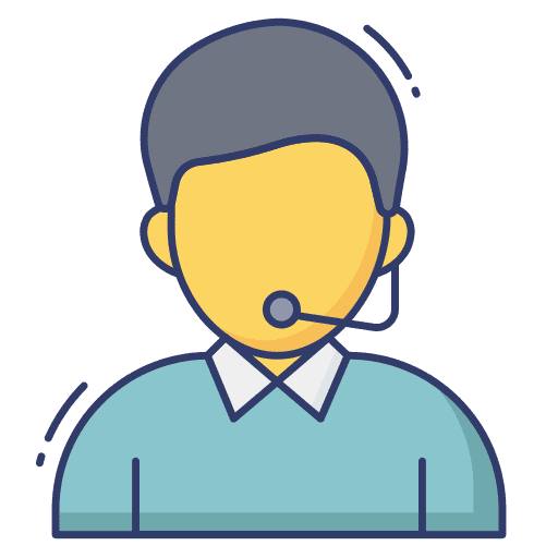 Helpline user support people icon