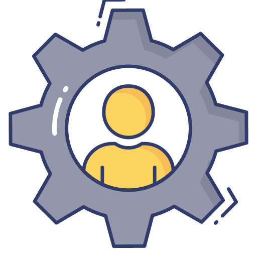 Settings configuration settings user icon